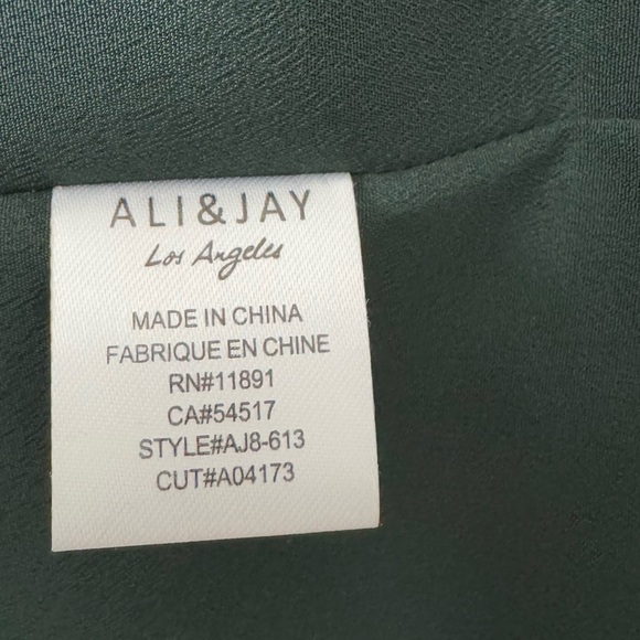 ALI & JAY LONG SLEEVE TURTLENECK SHIFT DRESS EMERALD GREEN SIZE SMALL - Picture 7 of 8